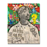 Toile - Graffiti Shakur